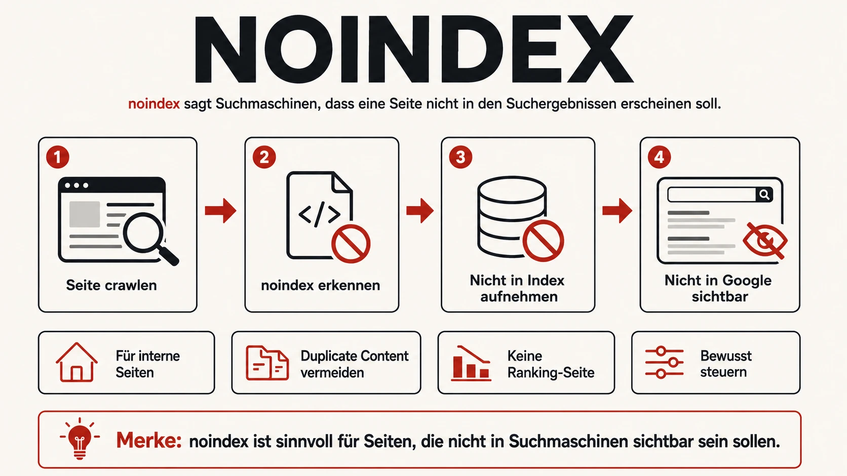 Noindex erklärt