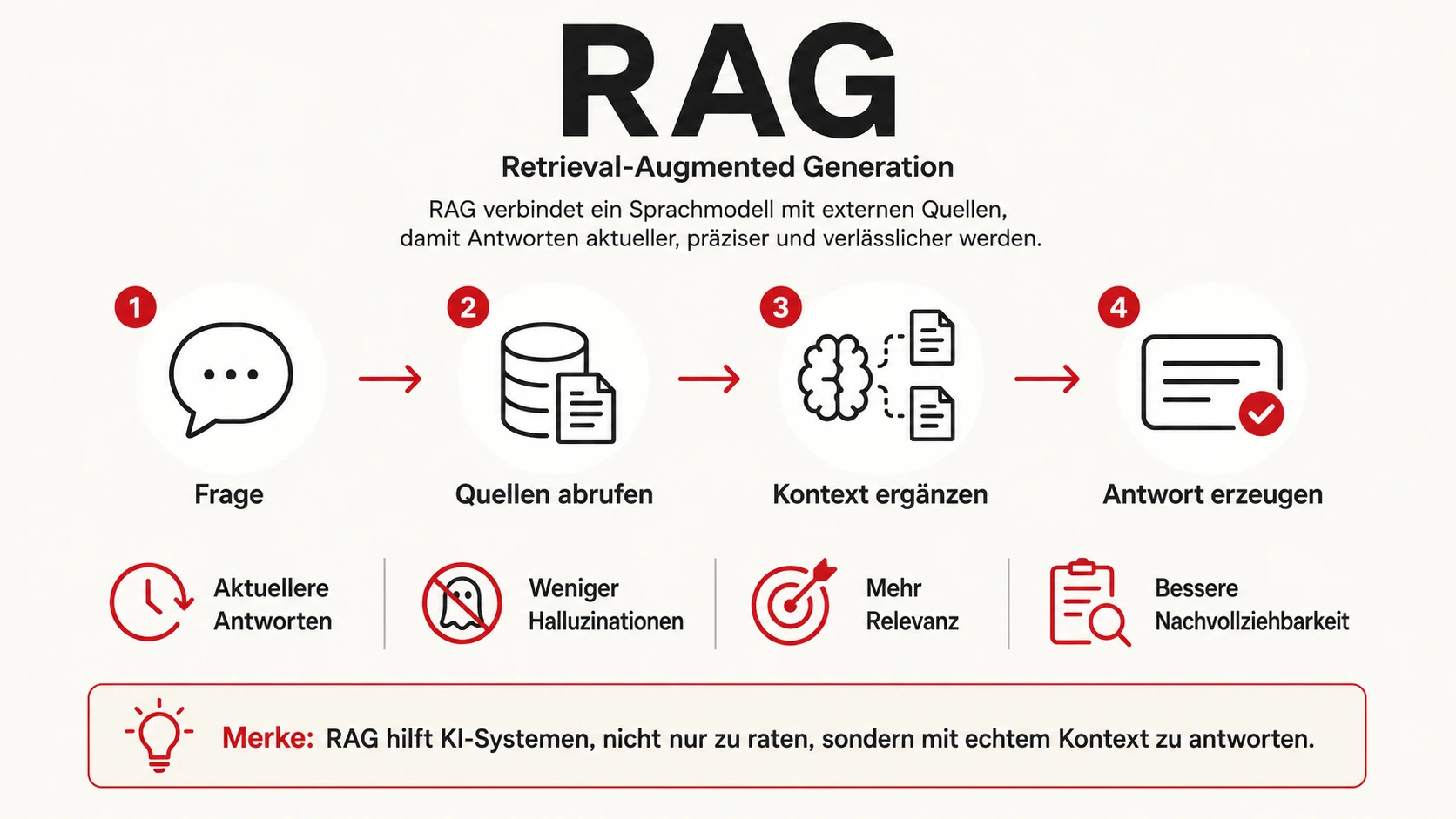 RAG (Retrieval-Augmented Generation) - abrufgestützte Generierung