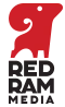 RED RAM MEDIA - Logo Black
